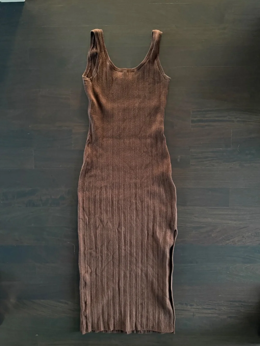 A&F Knit Maxi Ribbed Dress